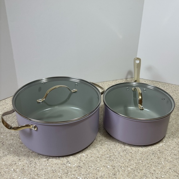 NWOB Chef Power 10 Piece Ceramic Nonstick Cookware Set - Picture 4 of 16